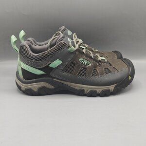 KEEN Targhee Vent Hiking Trail Steel Gray & Teal Shoes Women’s Size 8.5, 1023033